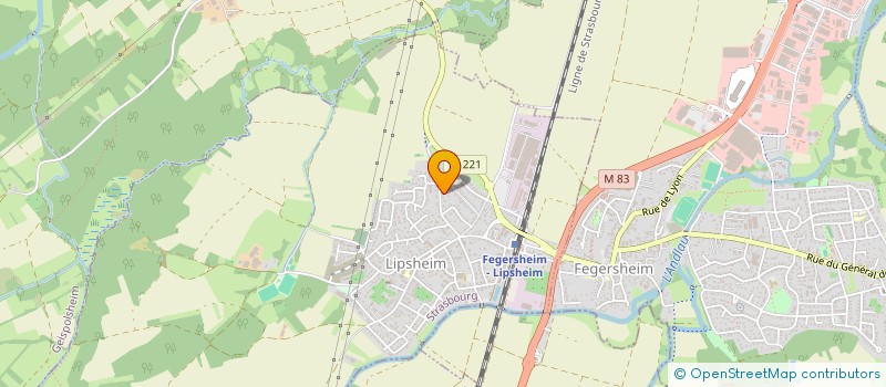 localisation de l'entreprise M-WHITE  LIPSHEIM