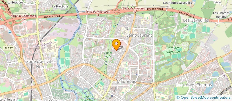 localisation de l'entreprise M X F  RENNES