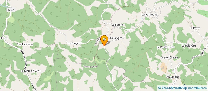 localisation de l'entreprise M.Y.  HAUTEFORT