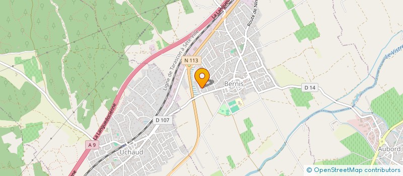 localisation de l'entreprise M & Y  BERNIS