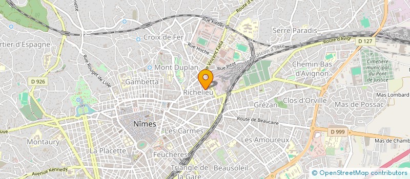 localisation de l'entreprise M.Y  NIMES