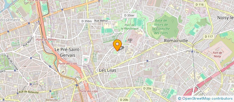 localisation de l'entreprise M.Y.A.G à LES LILAS