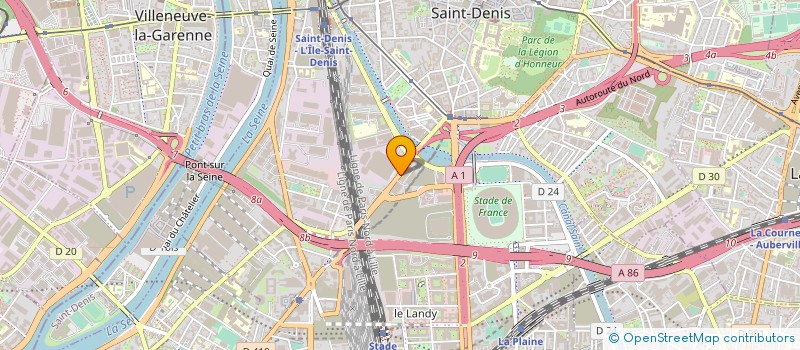 localisation de l'entreprise M. Y ELEC à SAINT-DENIS