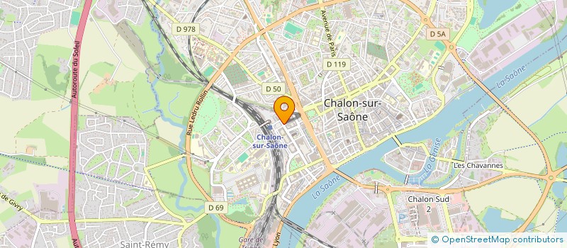 localisation de l'entreprise M&Y JAMEEL à CHALON-SUR-SAONE