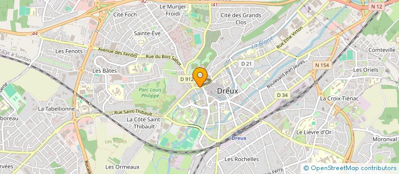 localisation de l'entreprise M.Y.L EVENTS à DREUX
