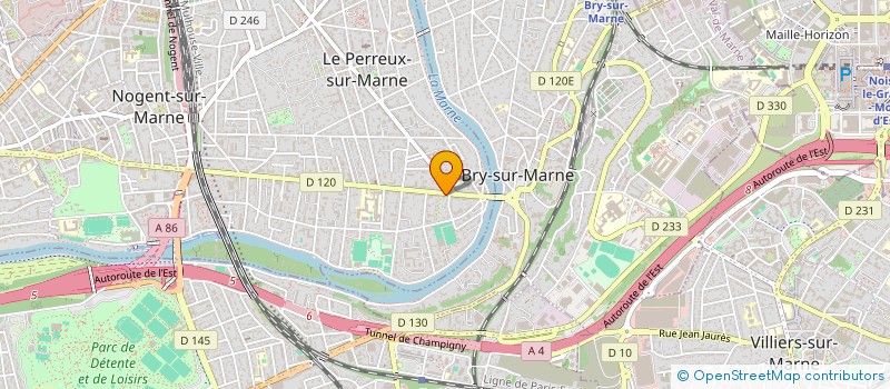 localisation de l'entreprise M&Y PIZZA à LE PERREUX-SUR-MARNE