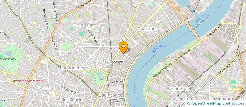 localisation de l'entreprise M Y R  BORDEAUX