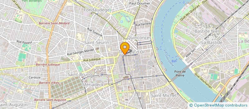 localisation de l'entreprise M.Y.R.  BORDEAUX