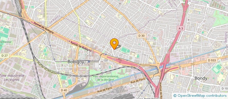 localisation de l'entreprise M-Y TAXI  BOBIGNY