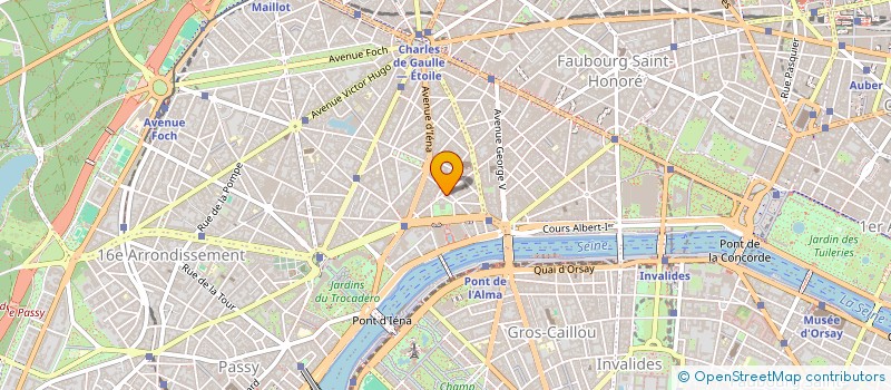 localisation de l'entreprise M YACHTING à PARIS