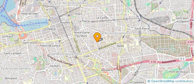 localisation de l'entreprise M. YANN PADLEWSKI ET MME JESSY KOSSAIFY à MARSEILLE
