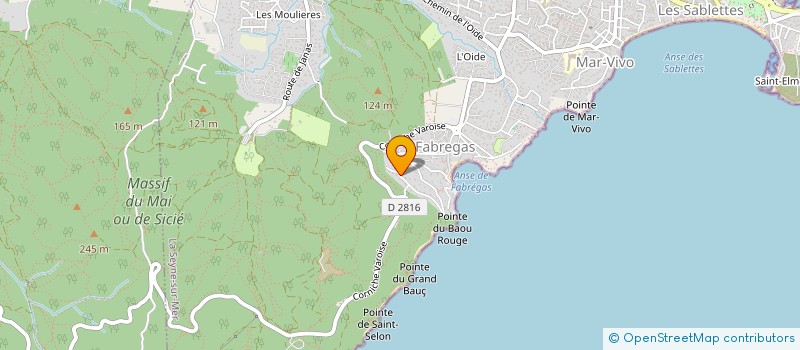 localisation de l'entreprise M&YINVEST à LA SEYNE-SUR-MER