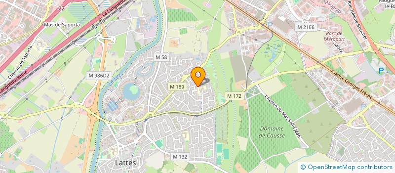 localisation de l'entreprise M.Z à LATTES