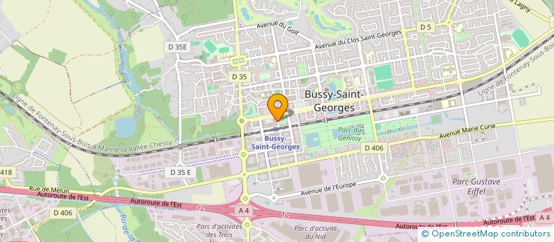 localisation de l'entreprise M-Z à BUSSY-SAINT-GEORGES