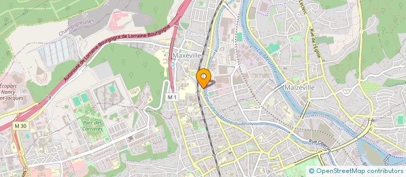 localisation de l'entreprise M&Z 54 COIFFURE  MAXEVILLE