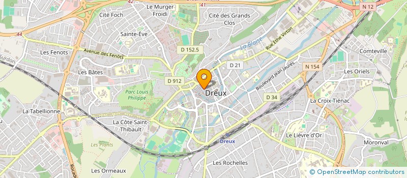 localisation de l'entreprise M&Z à DREUX