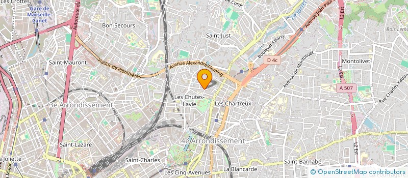 localisation de l'entreprise M.Z EXPRESS à MARSEILLE