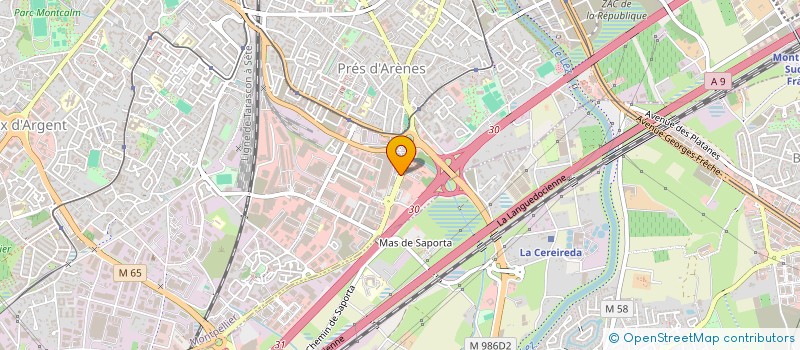 localisation de l'entreprise M&Z FOOD CONCEPT à MONTPELLIER