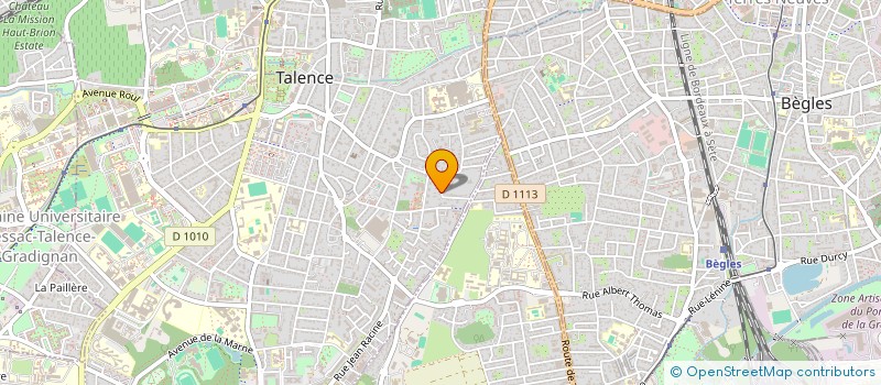 localisation de l'entreprise M&Z FURNITURE à TALENCE