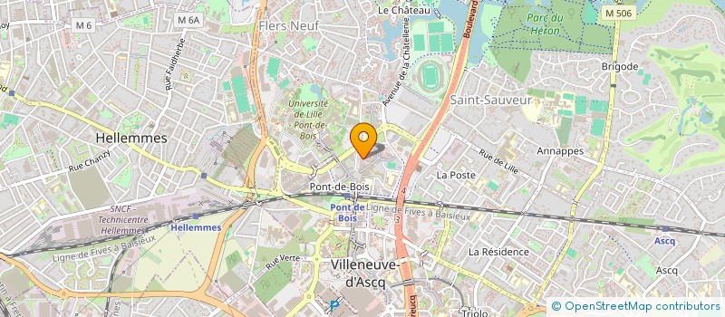 localisation de l'entreprise M.Z IMMOBILIER à VILLENEUVE-D'ASCQ