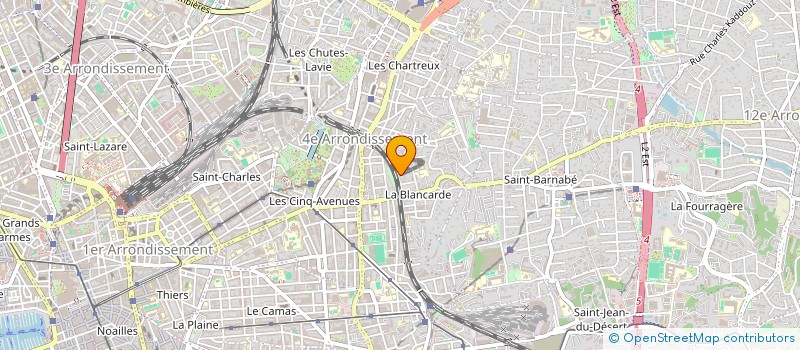 localisation de l'entreprise M.Z.K CONSTRUCTION à MARSEILLE