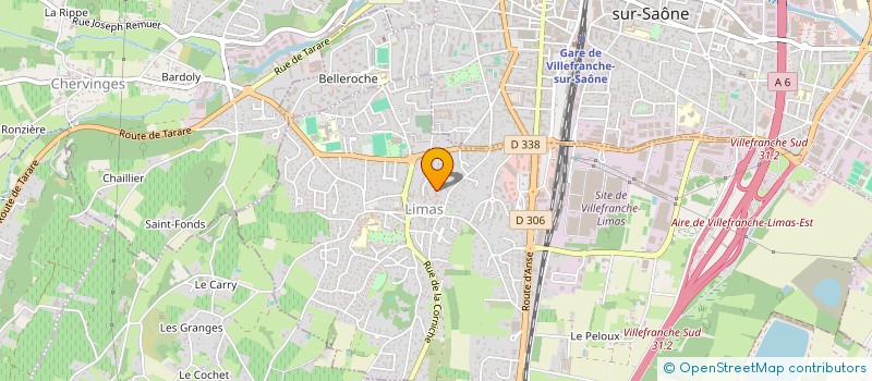 localisation de l'entreprise M&Z PEINTURE  LIMAS