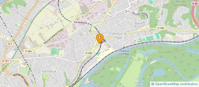 localisation de l'entreprise M Z R RESTO LOISIR  RILLIEUX-LA-PAPE