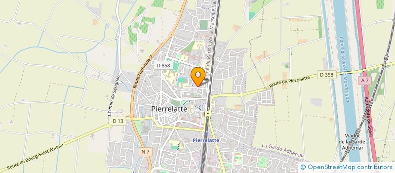 localisation de l'entreprise M'ZAB à PIERRELATTE