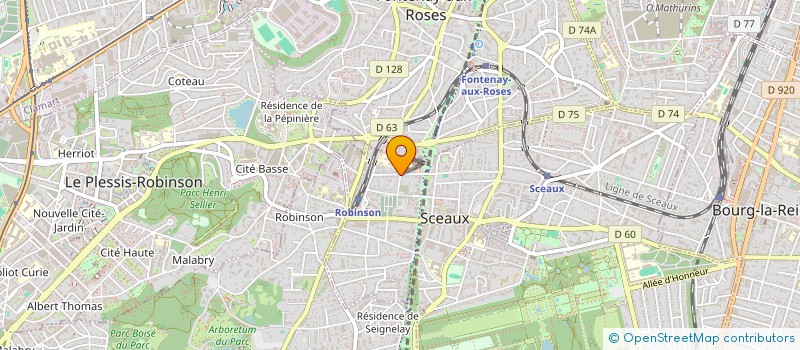 localisation de l'entreprise M1 DRT à SCEAUX