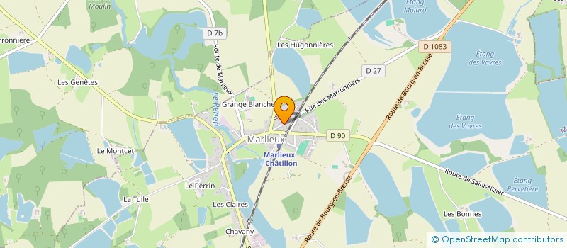 localisation de l'entreprise M1 RACING SERVICE  MARLIEUX