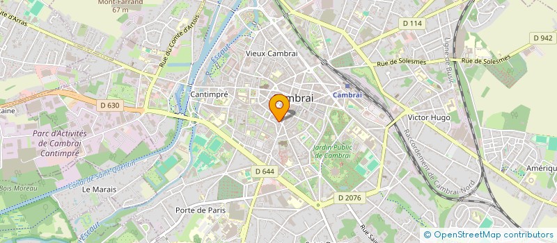 localisation de l'entreprise M101  CAMBRAI