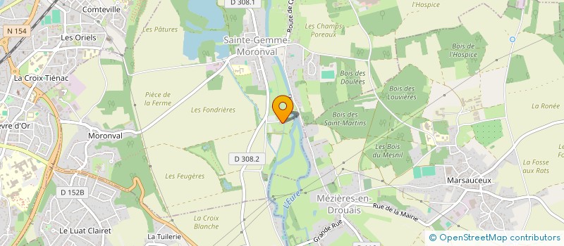 localisation de l'entreprise M12EVENTS à SAINTE-GEMME-MORONVAL