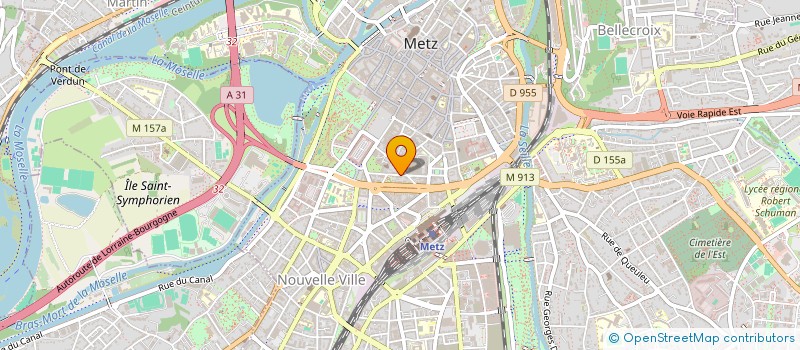 localisation de l'entreprise M14  METZ