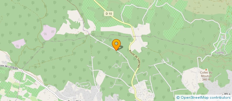 localisation de l'entreprise M15  LORGUES