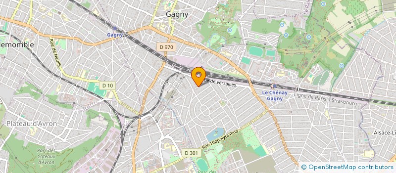 localisation de l'entreprise M18 à GAGNY