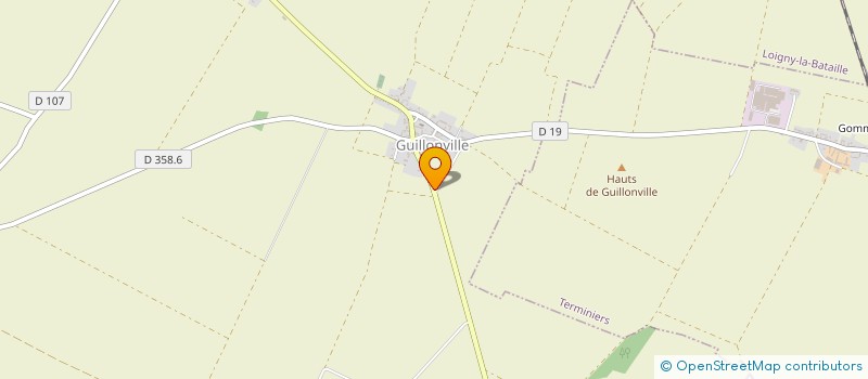 localisation de l'entreprise M2 à GUILLONVILLE