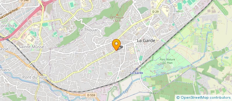 localisation de l'entreprise M2 à LA GARDE