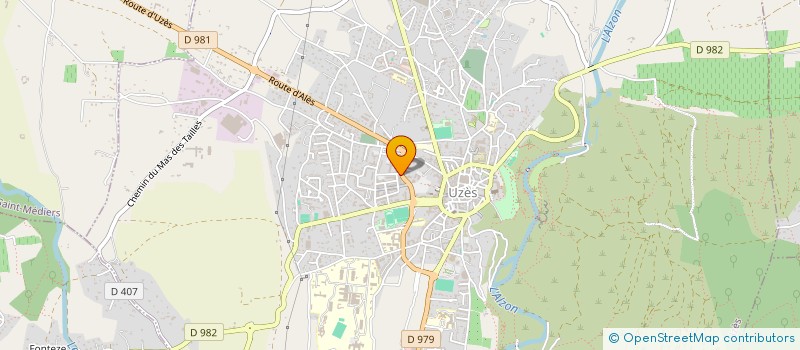 localisation de l'entreprise M2  UZES