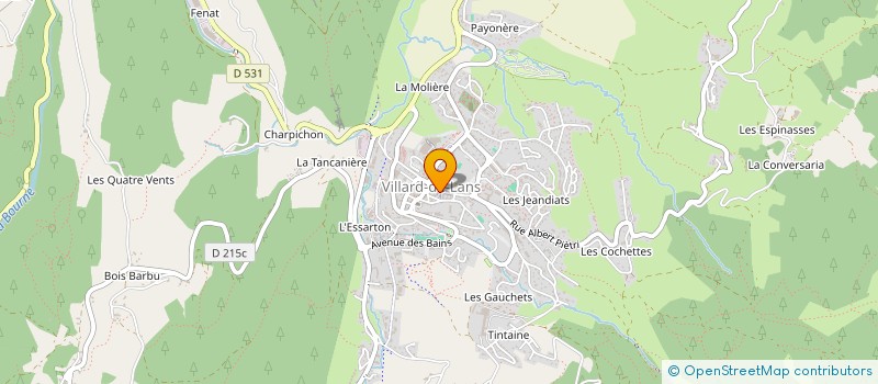 localisation de l'entreprise M2  VILLARD-DE-LANS