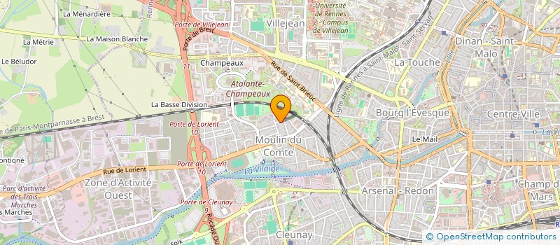 localisation de l'entreprise M2  RENNES