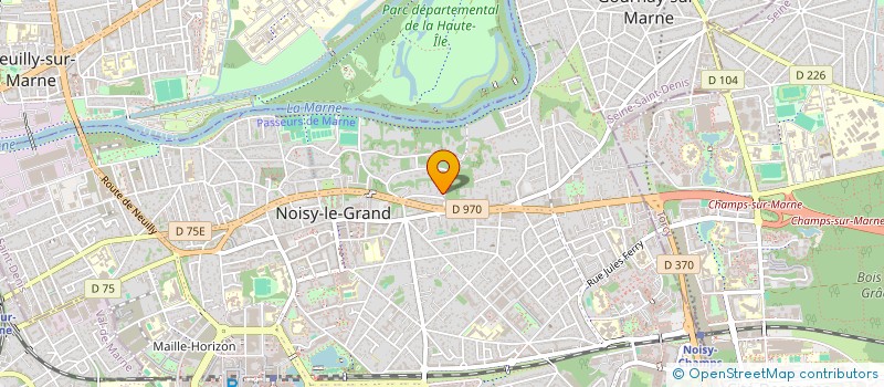 localisation de l'entreprise M2  NOISY-LE-GRAND