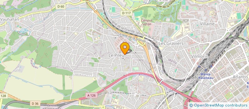 localisation de l'entreprise M2 à MASSY