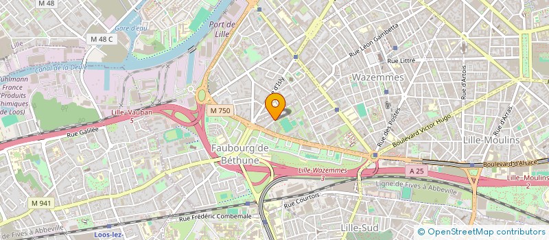 localisation de l'entreprise M2 à LILLE