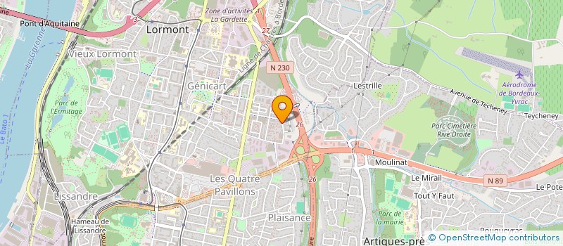 localisation de l'entreprise M2 AQUITAINE  LORMONT