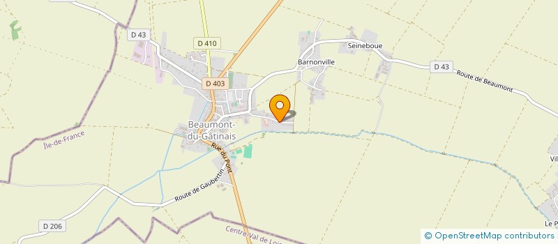 localisation de l'entreprise M2 BATIMENT  BEAUMONT-DU-GATINAIS