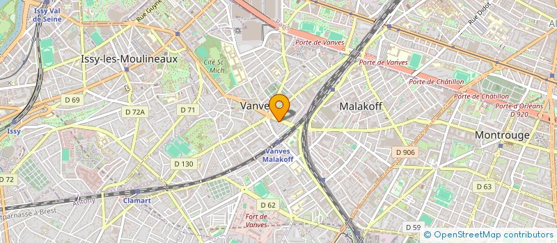 localisation de l'entreprise M2 COIFFURE  VANVES