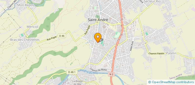 localisation de l'entreprise M2 CONSTRUCTION à SAINT-ANDRE