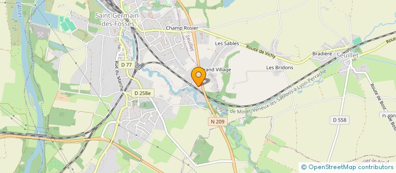 localisation de l'entreprise M2-DIAG à SEUILLET