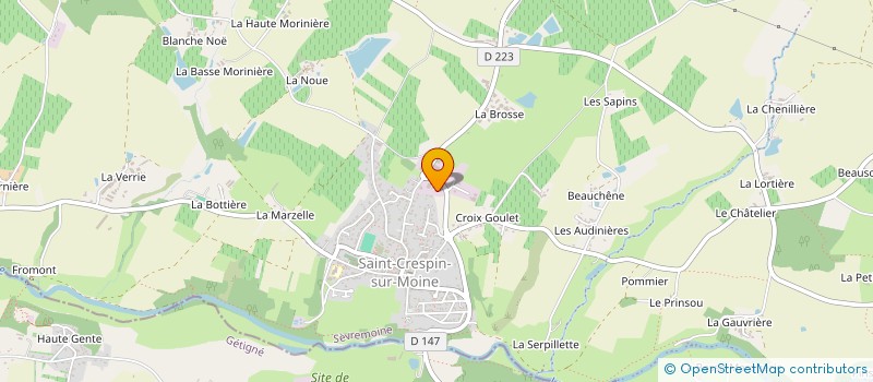 localisation de l'entreprise M2 ENERGIE  SEVREMOINE