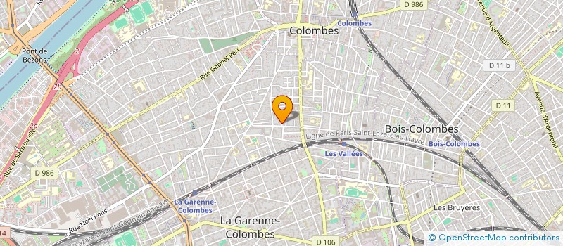 localisation de l'entreprise M2 EVENT  COLOMBES